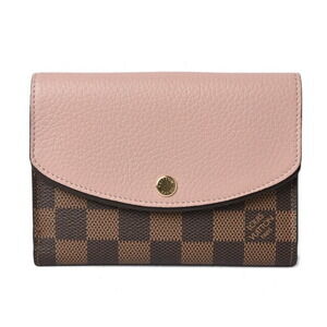 Louis Vuitton bifold wallet Portefeuille Normandy Magnolia Pink